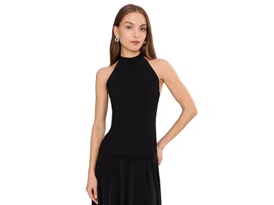 Norma Kamali Halter Top In Black