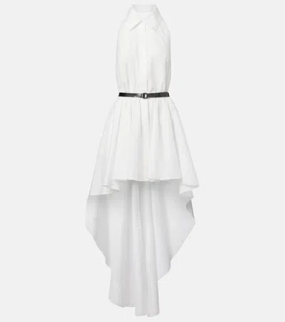 Norma Kamali Halterneck Habotai Minidress