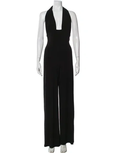 Pre-owned Norma Kamali Halterneck Jumpsuit W/ Tags In Multi