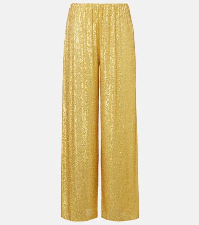 Norma Kamali Boyfriend Elephant Sweatpant In Gold