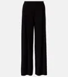 Norma Kamali High-rise Wide-leg Pants In Black
