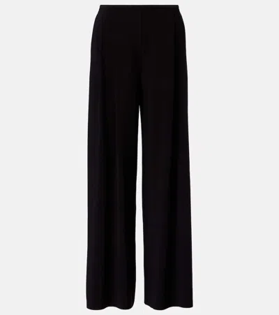Norma Kamali High-rise Wide-leg Pants