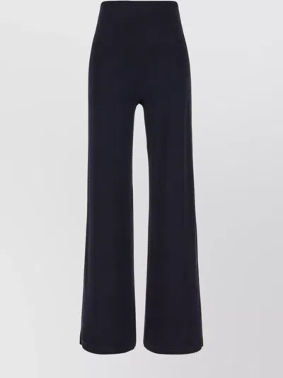 NORMA KAMALI HIGH WAIST ELASTIC WIDE-LEG TROUSERS