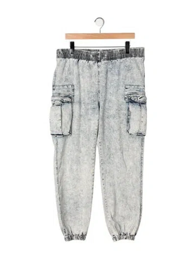 Pre-owned Norma Kamali High-rise Straight Leg Jeans In Green