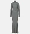 NORMA KAMALI HOUNDSTOOTH GOWN