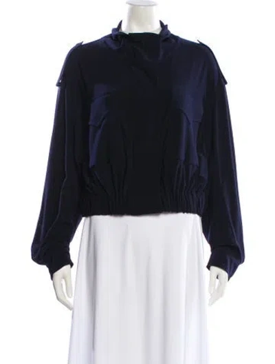 Pre-owned Norma Kamali Jacket In Blue