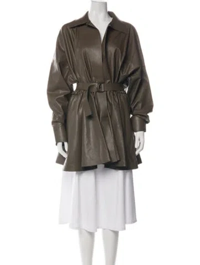 Pre-owned Norma Kamali Jacket In Green