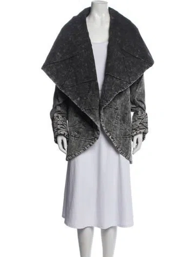 Pre-owned Norma Kamali Jacket In Grey