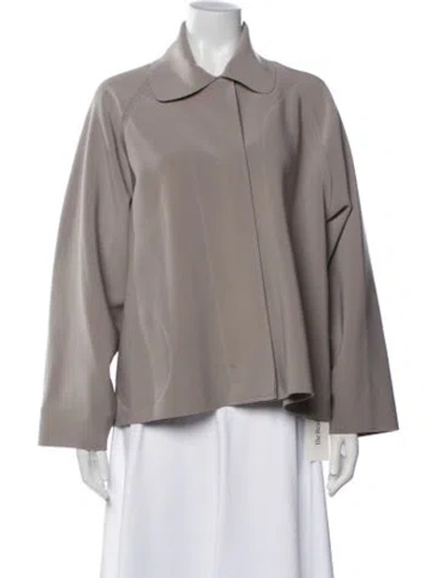 Pre-owned Norma Kamali Jacket In Grey