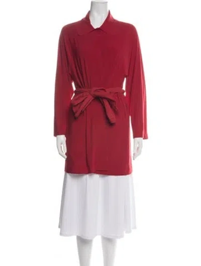 Pre-owned Norma Kamali Jacket In Red