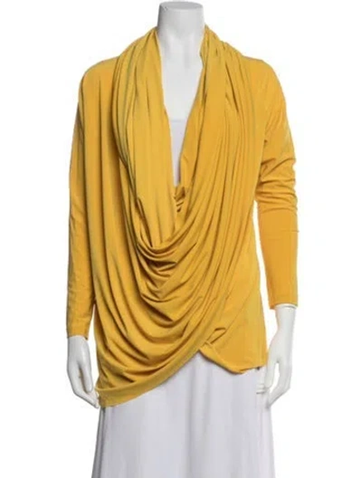 Pre-owned Norma Kamali Jacket In Yellow