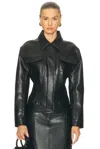 Norma Kamali Jeans Jacket In Black