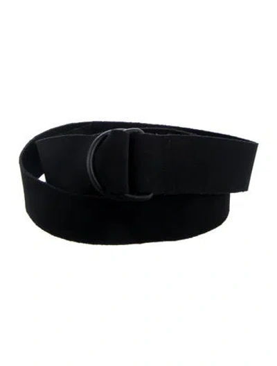 Pre-owned Norma Kamali Jersey Belt In Black