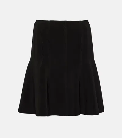 Norma Kamali Jersey Miniskirt In Black