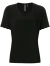 Norma Kamali Jersey T-shirt In Black