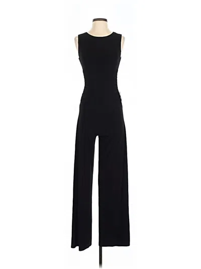 Norma Kamali Stretch Fabric Jumpsuit In Black