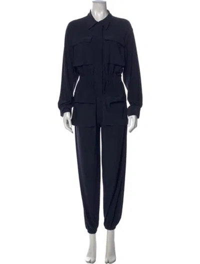 Pre-owned Norma Kamali Jumpsuit In Blue