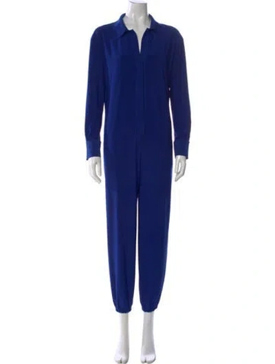 Pre-owned Norma Kamali Jumpsuit In Blue