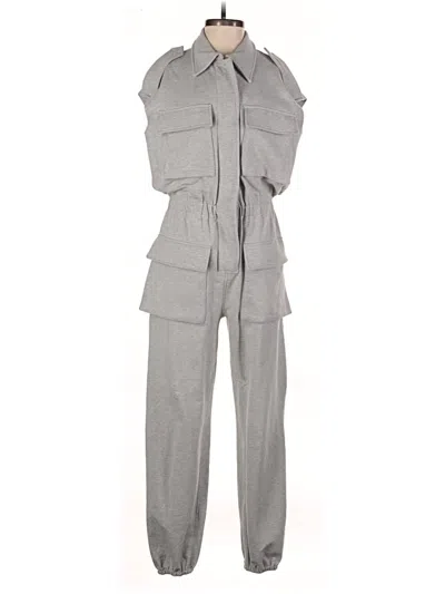 Pre-owned Norma Kamali Jumpsuit In Gray