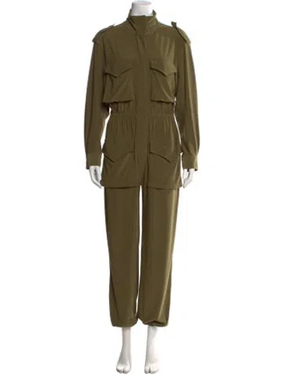 Pre-owned Norma Kamali Jumpsuit In Green