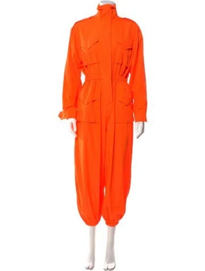 Pre-owned Norma Kamali Jumpsuit In Orange