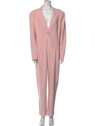 Pre-owned Norma Kamali Jumpsuit In Pink