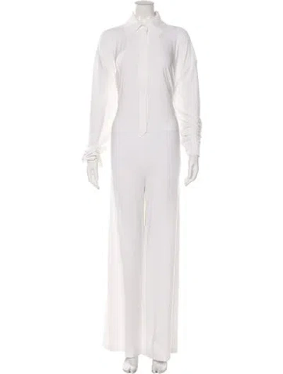 Pre-owned Norma Kamali Jumpsuit W/ Tags In White