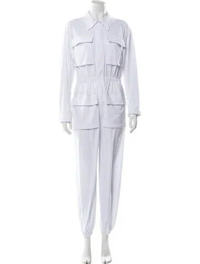 Pre-owned Norma Kamali Jumpsuit In White