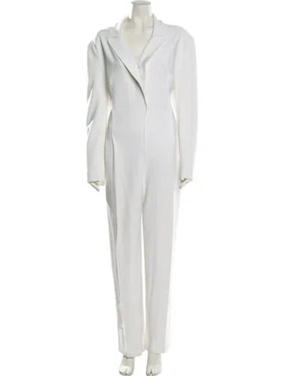 Pre-owned Norma Kamali Jumpsuit In White