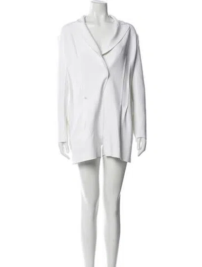 Pre-owned Norma Kamali Jumpsuit In White