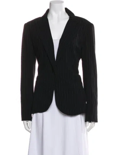 Pre-owned Norma Kamali Just A Blazer No Pants Pantsuit In Black