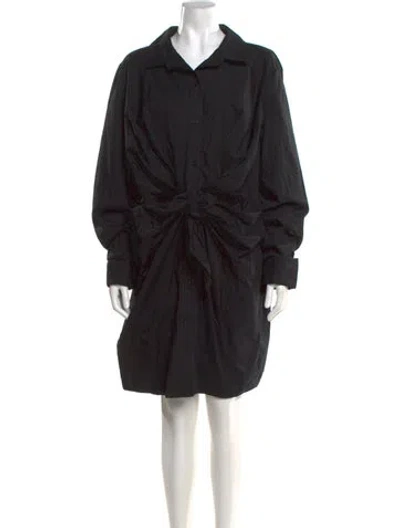 Pre-owned Norma Kamali Knee-length Dress In Black