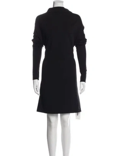 Pre-owned Norma Kamali Knee-length Dress In Blue