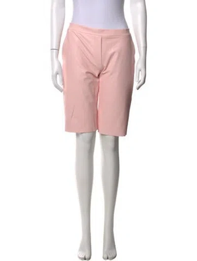Pre-owned Norma Kamali Knee-length Shorts In Pink