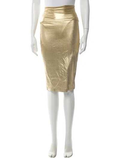 Pre-owned Norma Kamali Knee-length Skirt