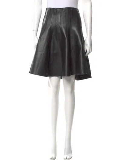 Pre-owned Norma Kamali Knee-length Skirt In Black