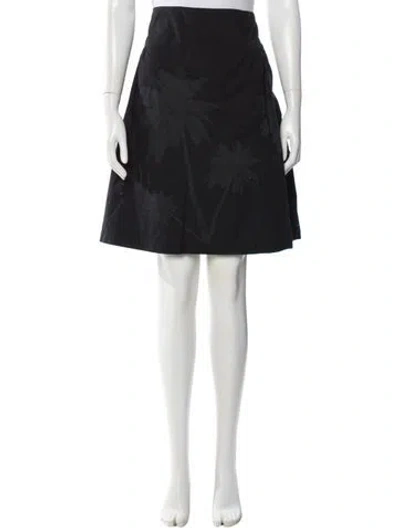 Pre-owned Norma Kamali Knee-length Skirt In Gray