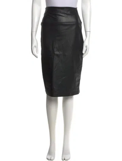 Pre-owned Norma Kamali Knee-length Skirt W/ Tags In Black