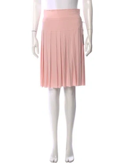 Pre-owned Norma Kamali Knee-length Skirt W/ Tags In Pink