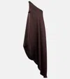 Norma Kamali Knitted Midi Dress In Brown