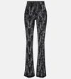 Norma Kamali Lace Flared Pants
