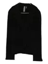 Norma Kamali Lapels Draped Jacket In Multi