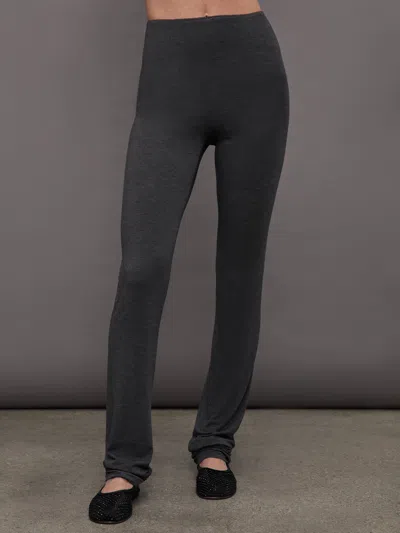 Norma Kamali Lazy Legging In Dark Grey