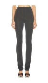 Norma Kamali Stretch-jersey Leggings In Ë‹¤í�¬ Ê·¸ë ˆì�´