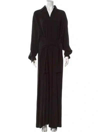 Pre-owned Norma Kamali Long Dress In Black