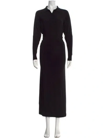 Pre-owned Norma Kamali Long Dress In Black