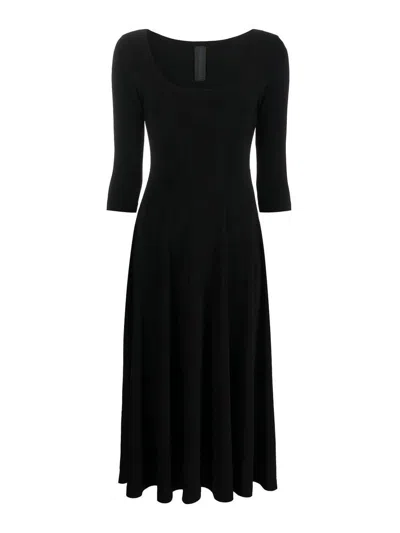 Norma Kamali Long Dress In Black