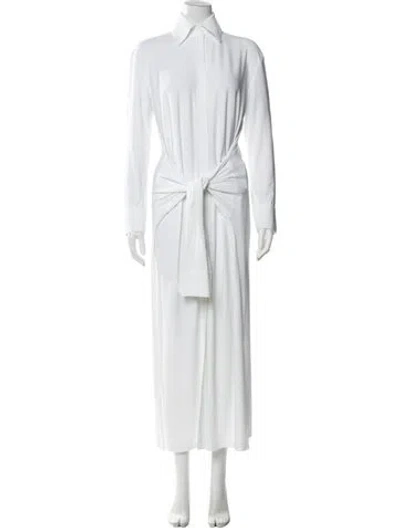 Pre-owned Norma Kamali Long Dress W/ Tags In White