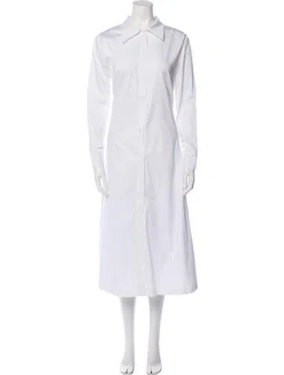 Pre-owned Norma Kamali Long Dress In White