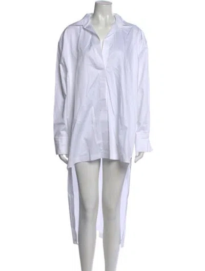 Pre-owned Norma Kamali Long Dress In White
